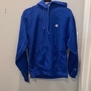 Champion reverse weave Royal Blue Men's Pullover Hoodie